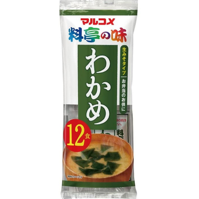 

PROMO Marukome Quick Serve Seaweed(Wakame) Miso Soup 12pcs / sup miso wakame