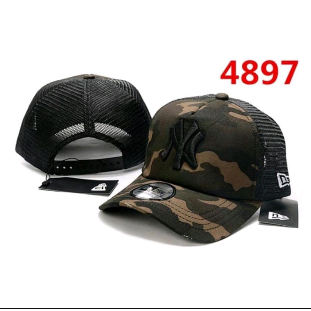 Terlaris Topi Tracker NY Topi Jaring Topi Distro Baseball cap : CAMO ARMY CAP topi Ny Loreng topi army topi loreng topi pria