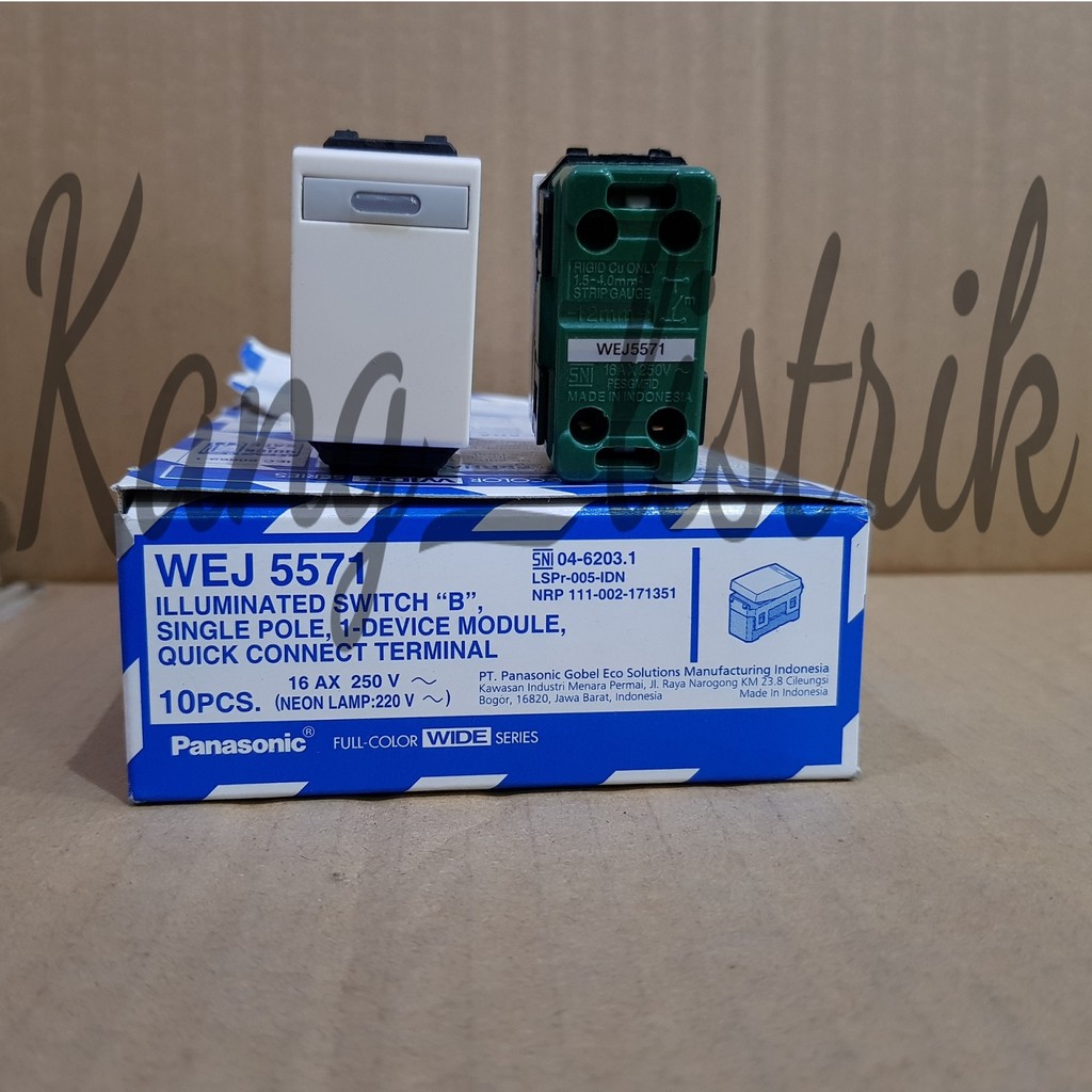 Saklar Iluminasi &quot;B&quot; 16AX Panasonic - WEJ5571