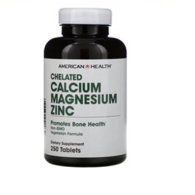 American Health Chelated Calcium Magnesium Zinc