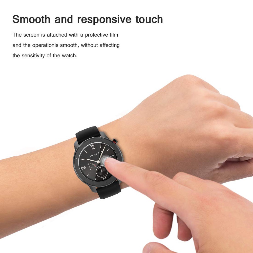 Anti Gores Tempered Glass Khusus Untuk Xiaomi Huami Amazfit GTR 42mm