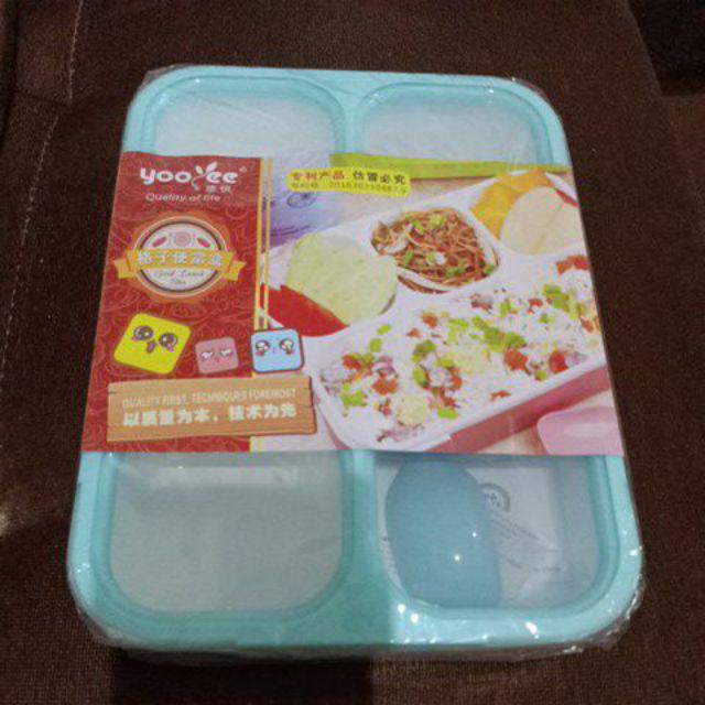 -free Bubble Wrap- Kotak Makan Yoyee 4 Sekat