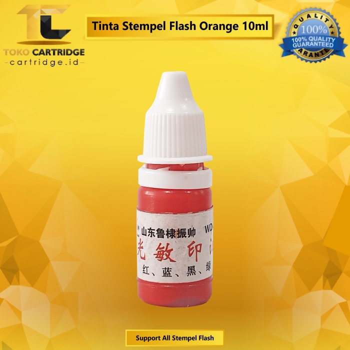 Tinta Stempel Flash Refill Stamp Ink Waterproof 10ML 10 ML murah