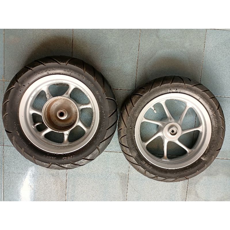 velg velk all new scoopy ring 12 original silver