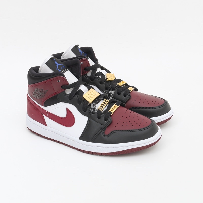 Air Jordan 1 Mid Fearless Black Red