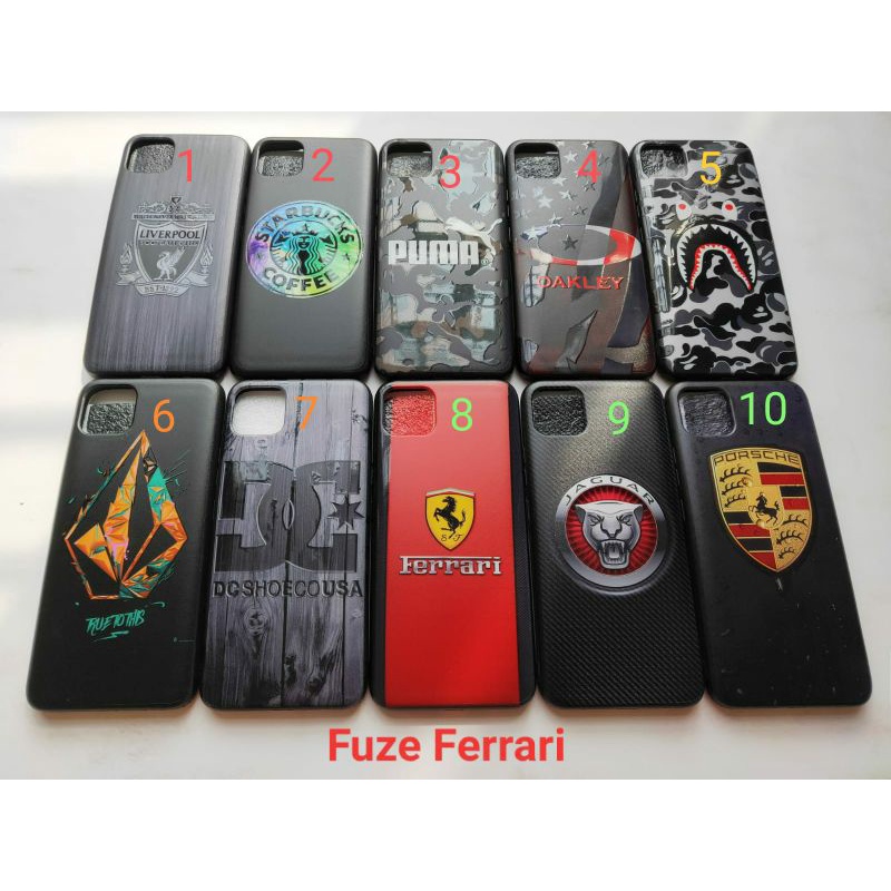 SOFT CASE HP FUZE FERRARI SAMSUNG A12, M12, A32 4G, A01 CORE, M01 CORE, A02S, M02S, A20S, A21, A21S,
