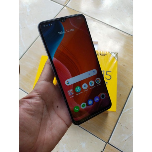 REALME C15 FULLSET RAM 4/64 BEKAS SECOND