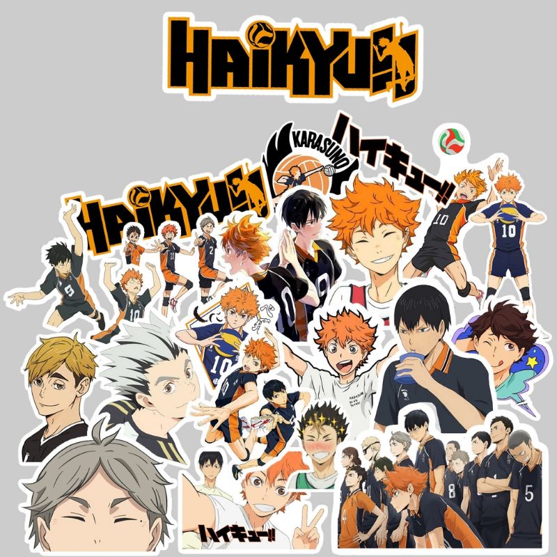 

20 Pcs Stiker Haikyu Waterproof | Stiker Haikyuu | Sticker Haikyuu | Stiker Character Haikuu | Stiker Japanese Anime | Haikyuu | Stiker Anime | Stiker Case Hp | Stiker Dinding | Stiker Laptop | Stiker Aesthetic