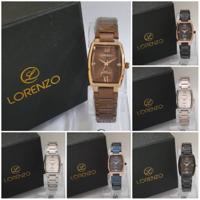 (COD)JK131 JAM TANGAN WANITA LORENZO 1060/7060 ORIGINAL | JAM TANGAN ORIGINAL/JAM TANGAN WANITA TERL