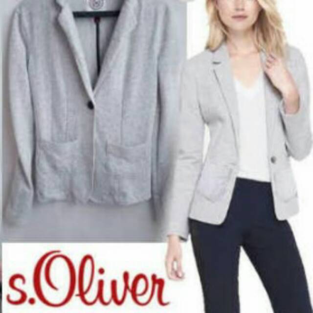 Blazer Wanita SO s.Oliver Grey