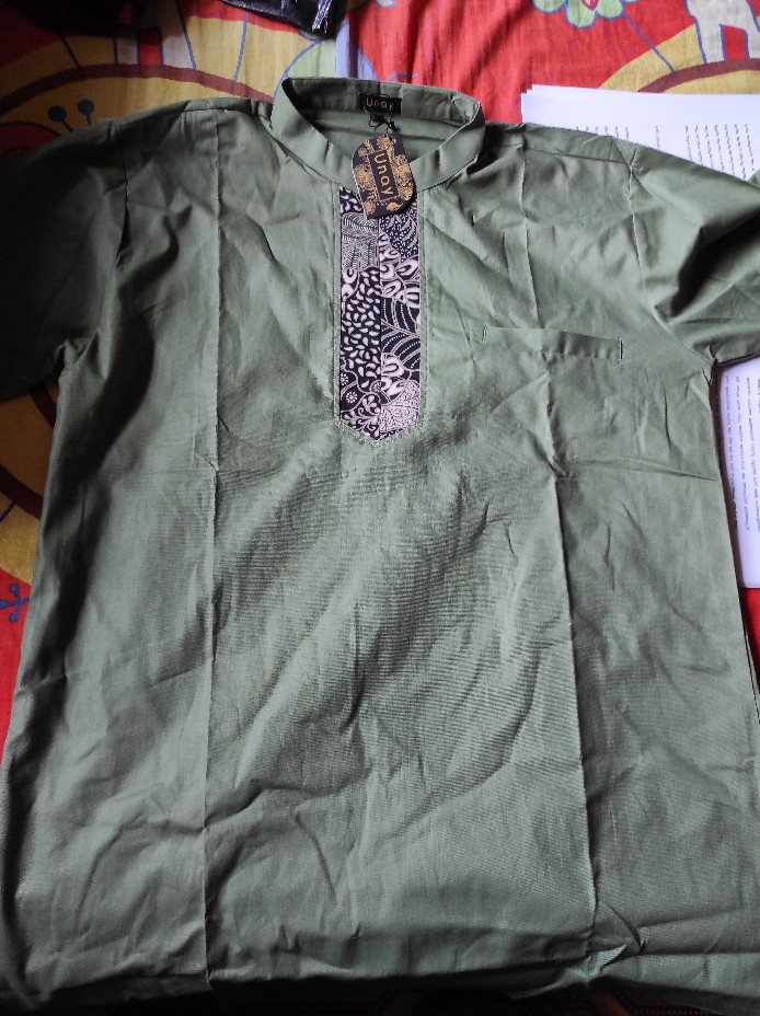 Niswara Batik Pria By Unay Daily Original - Kurta + Masker