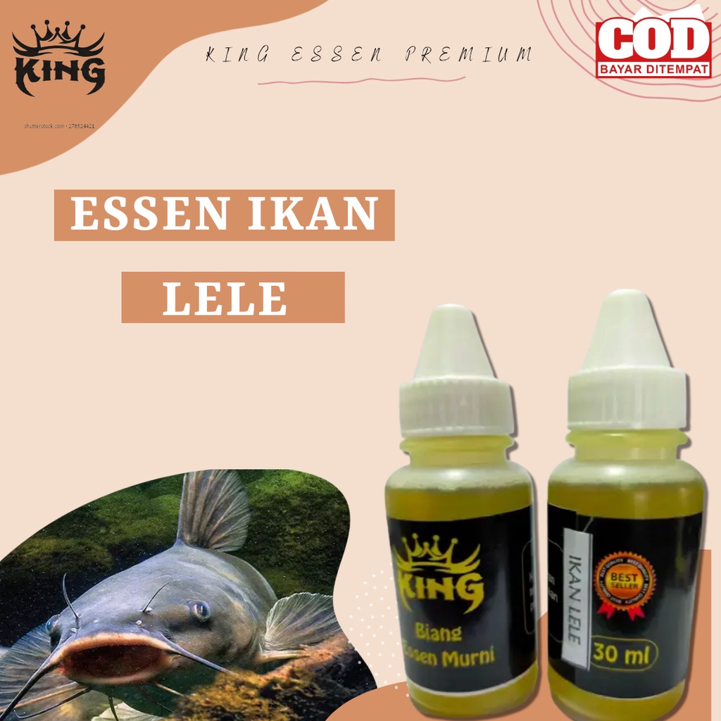 Essen Ikan LELE Aroma Amis Wangi 30ml Termurah-King Esen Premium