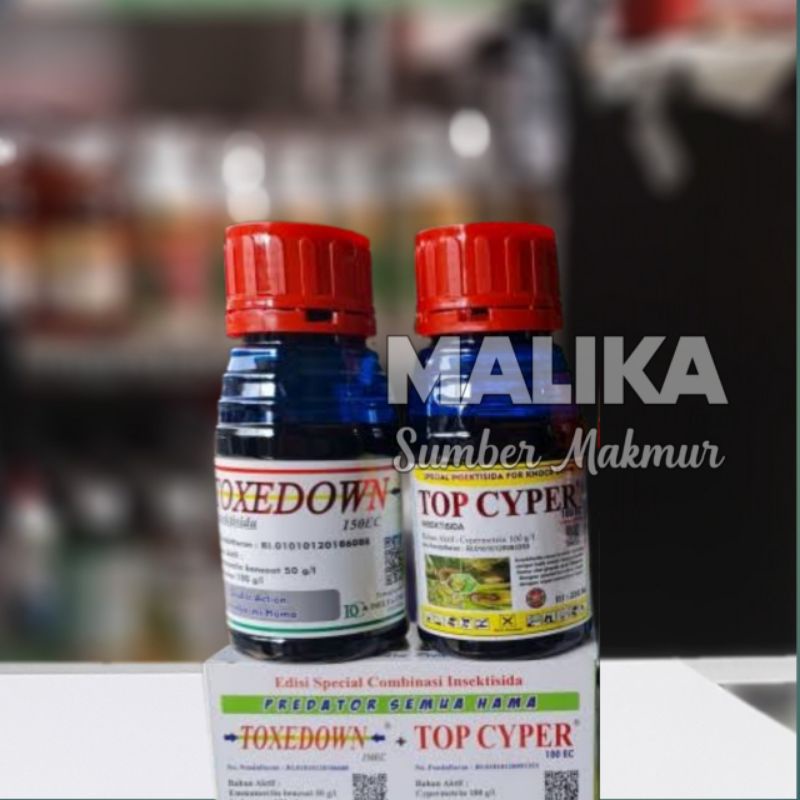 Insektisida TOXEDOWN + TOPCYPER 250ml + 250ml special combi 500ml