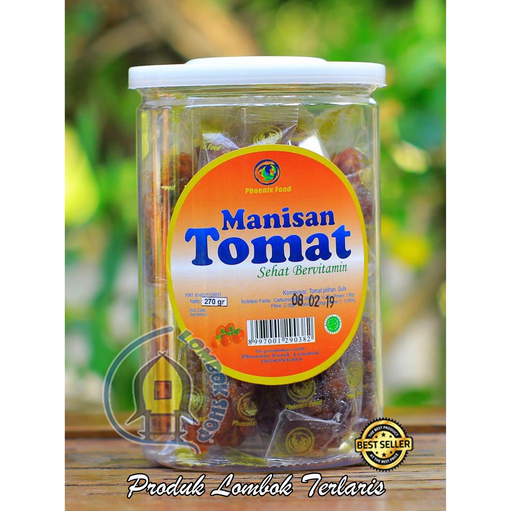 

Manisan Tomat Khas Lombok Toples 250 Gram