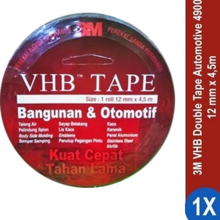 

Terbaik Isolasi 3M VHB 12mm 4,5 meter Double Tape foam abu kehitaman, otomotif dan rumah tangga. ORI 100% 원