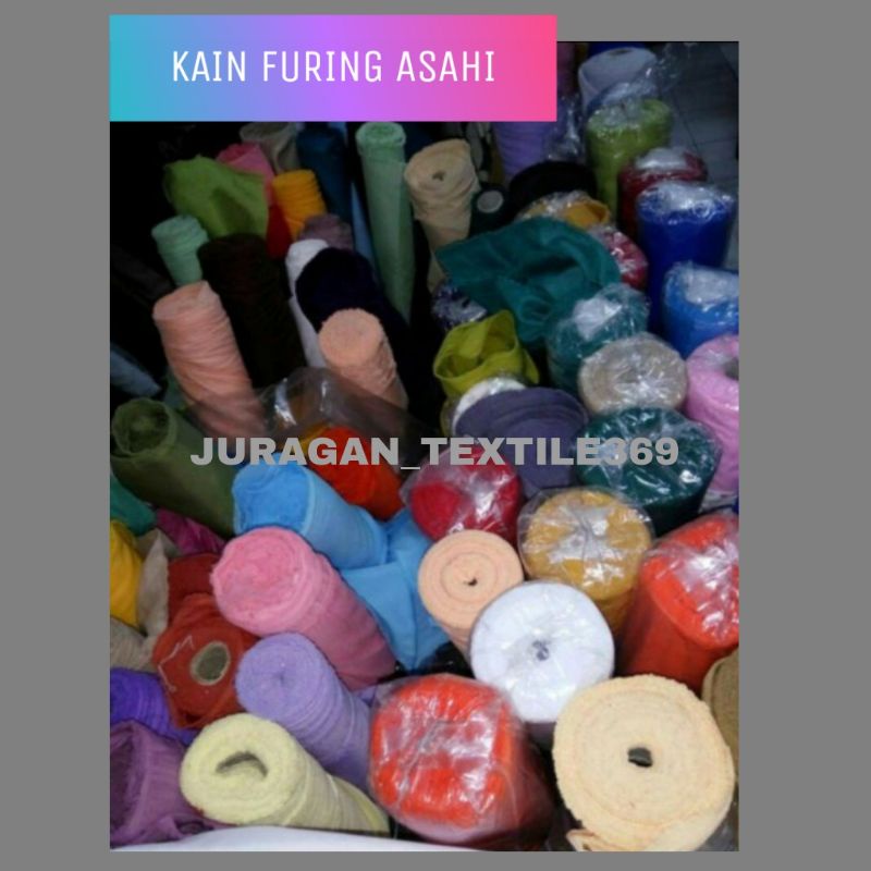 KAIN FURING ASAHI  (termurah) /LAPISAN BAJU / LAPISAN KANTONG /ASAHI