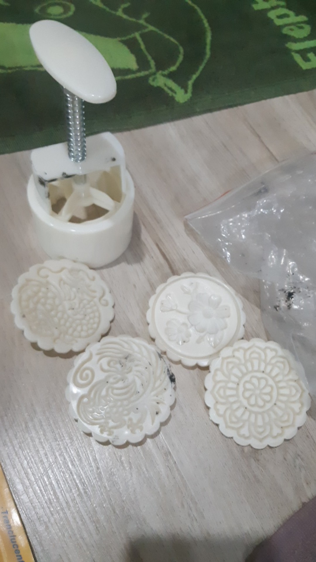 Cetakan Mooncake Naga Phoenix