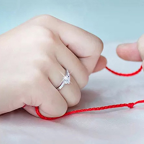Hu Hu Hu Hu Hu Alat Bantu Pasang Kacamata♡ Cincin Lapis Silver Dengan Batu Zircon Inlaid Untuk Wanita / Tunangan / Pernikahan