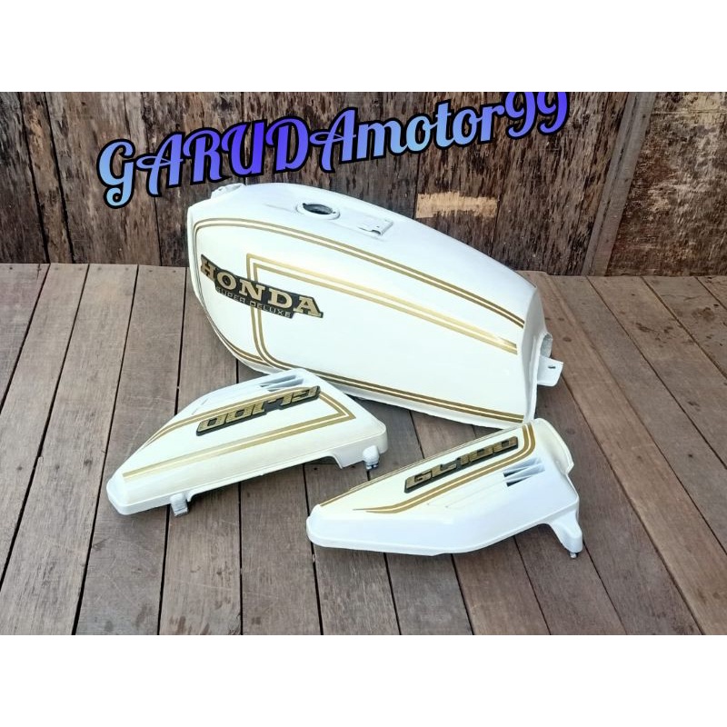 BIG PROMO PAKET HEMAT BODY HONDA GL 100 GL CEPEK GL 125 SET COVER AKI SEPASANG BERKWALITAS