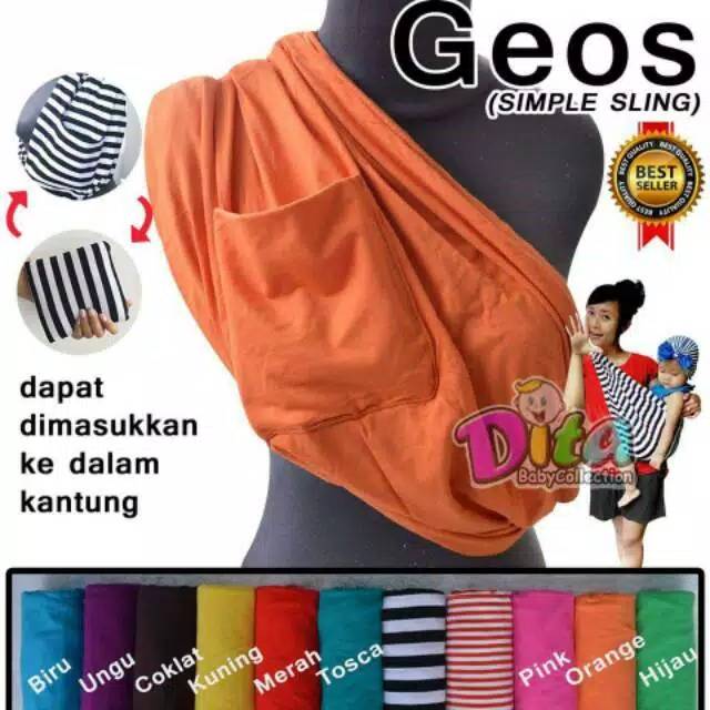 GEOS POLOS DITA PAKAI KANTUNG Geos Polos premium Gendongan Polos murah geos Kaos