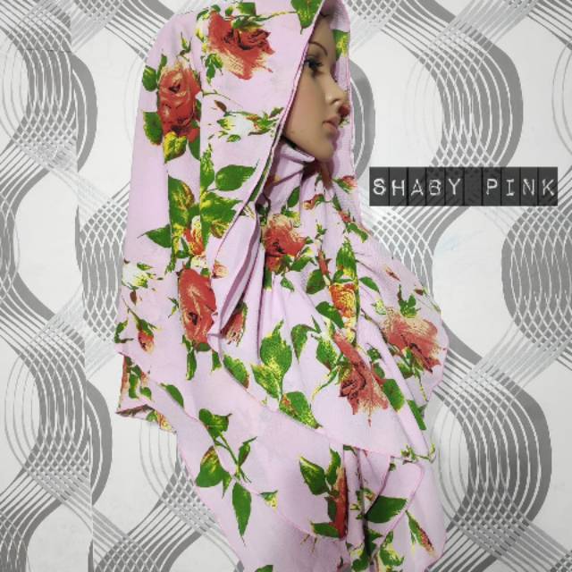 HIJAB INSTAN 2 LAYER BURBLE SHABY SIMPEL KEKINIAN