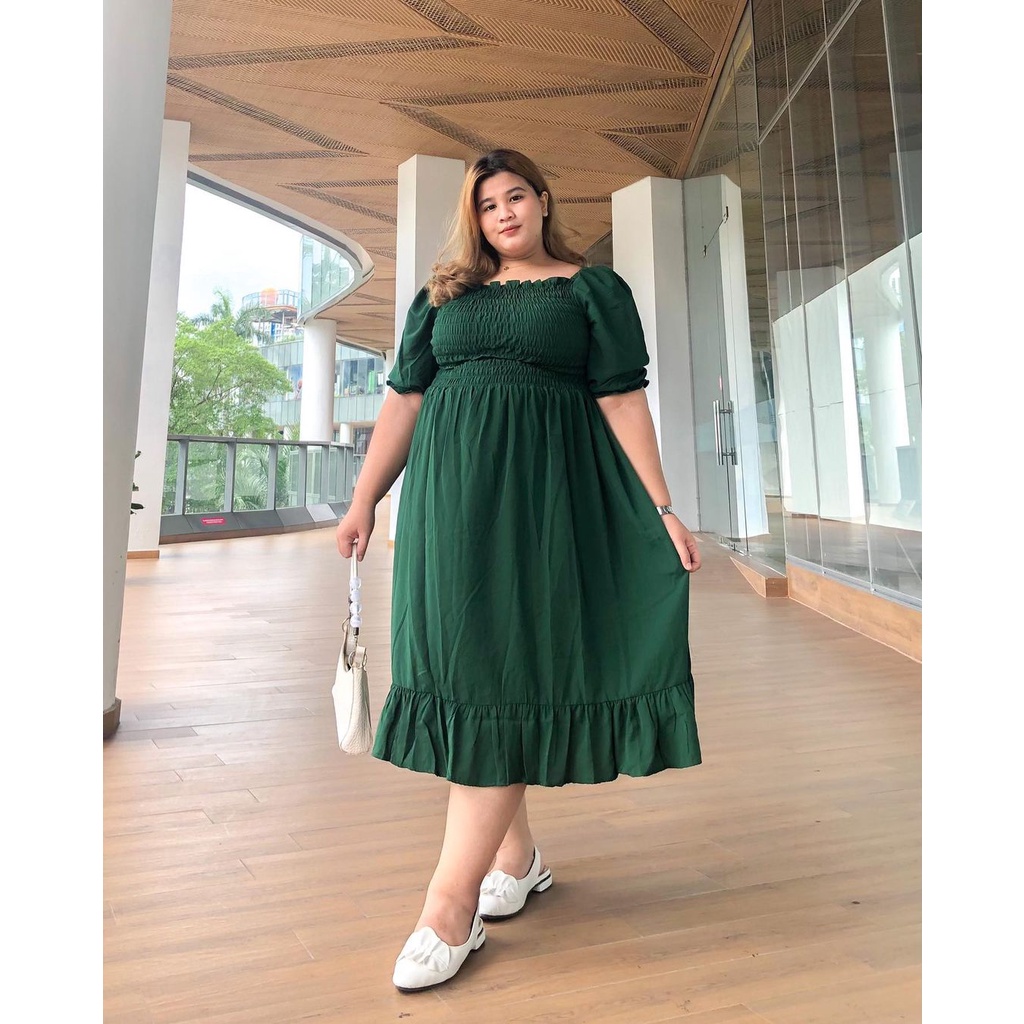 Sabrina Dress MIRELLA | Baju Sabrina Wanita Blouse Crop Top|Baju Sabrina Jumbo Dress|Baju Sabrina Ke