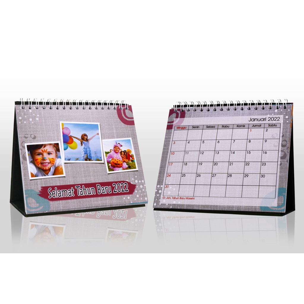 Kalender Duduk Custom