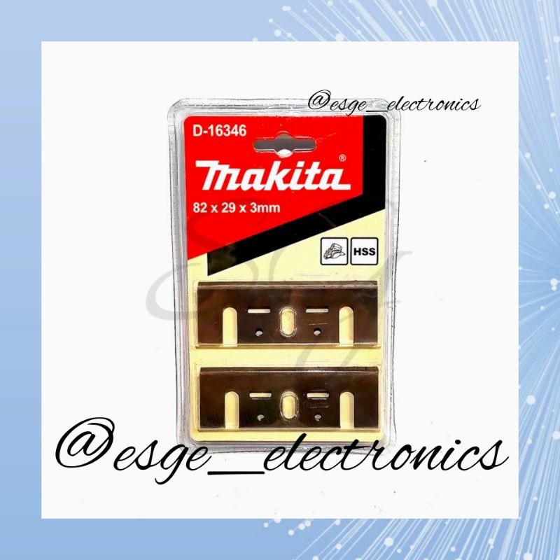 MATA KETAM MATA SERUT MATA PISAU MESIN MATA MESIN SERUT MAKITA PLANER BLADE D-16346 HSS PLANER PISAU SUGU KETAM D 16346 PISAU KETAM MATA KETAM PLANNER MAKITA CORPORATION JAPAN