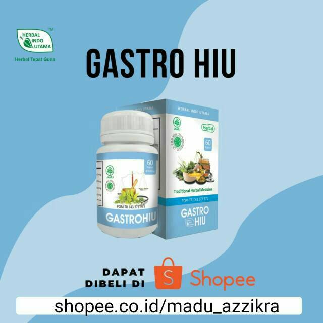 GASTRO HIU/ HERBAL MAAG/ HERBAL INDO UTAMA GASTRO/ SAKIT LAMBUNG/ MAAG/ ASAM LAMBUNG/ GASTRO