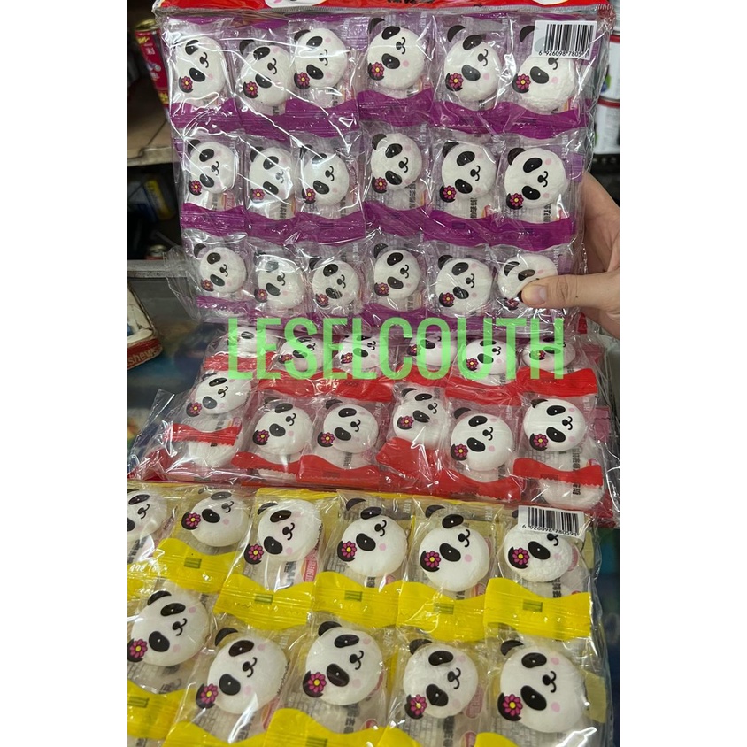 

PERMEN MARSHMALLOW - MARSMELLOW PANDA RASA STRAWBERRY ISI 70 pcs