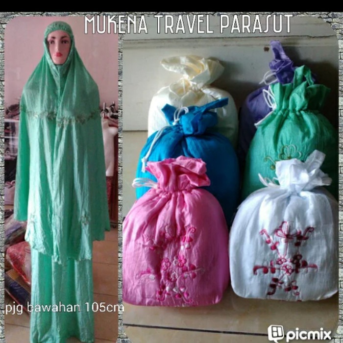 MUKENA PARASUT BORDIR/MUKENA TRAVEL