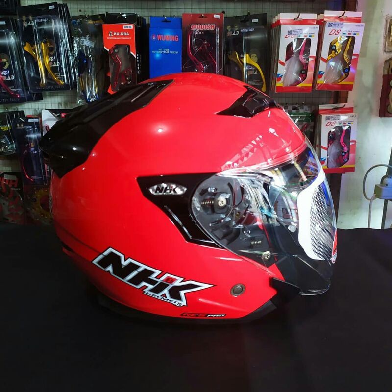 HELM NHK HALLFACE GLADIATOR AVENGER MERAH GLOSSY