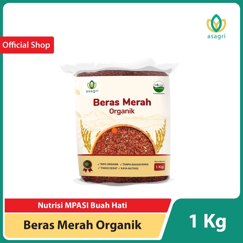 

Beras Merah Organik 1 Kg Untuk MPASI Bayi