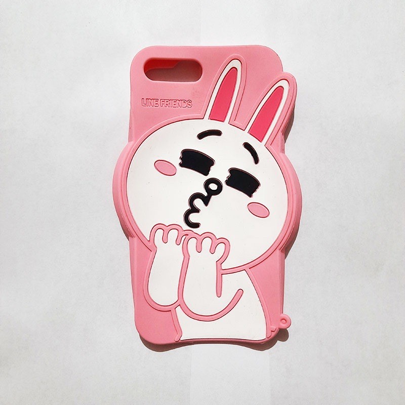 Silikon 3D karakter IPHONE 7 PLUS silikon tebal karakter lucu / case anak anak warna biru / pelindung hp