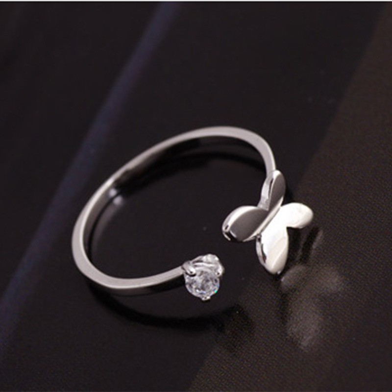 Cincin Sterling Silver 925 Hias Berlian 15 Gaya Untuk Wanita