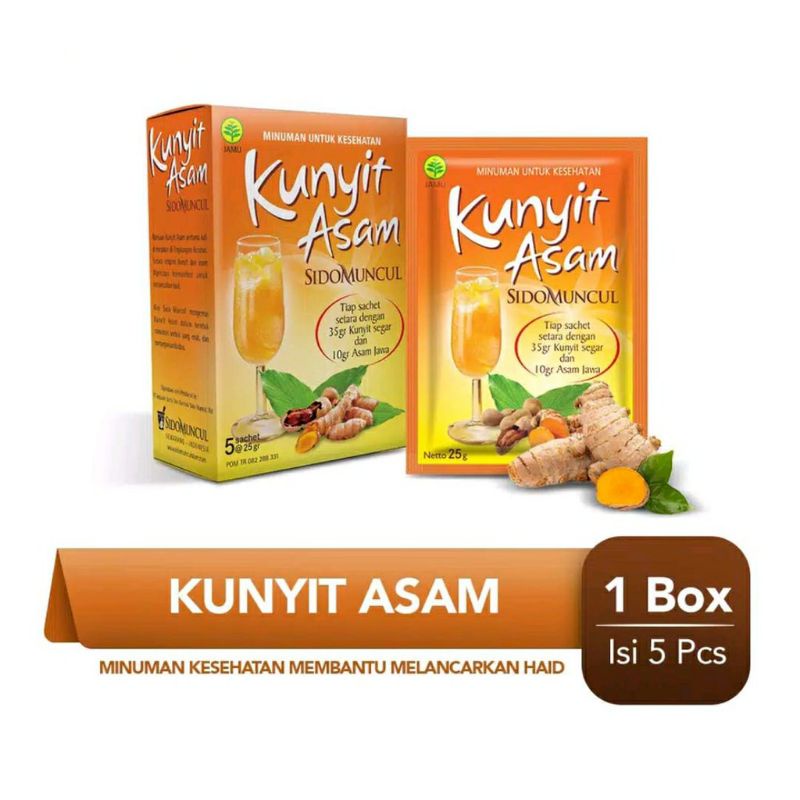 

SIDOMUNCUL KUNYIT ASEM 5 SACHET