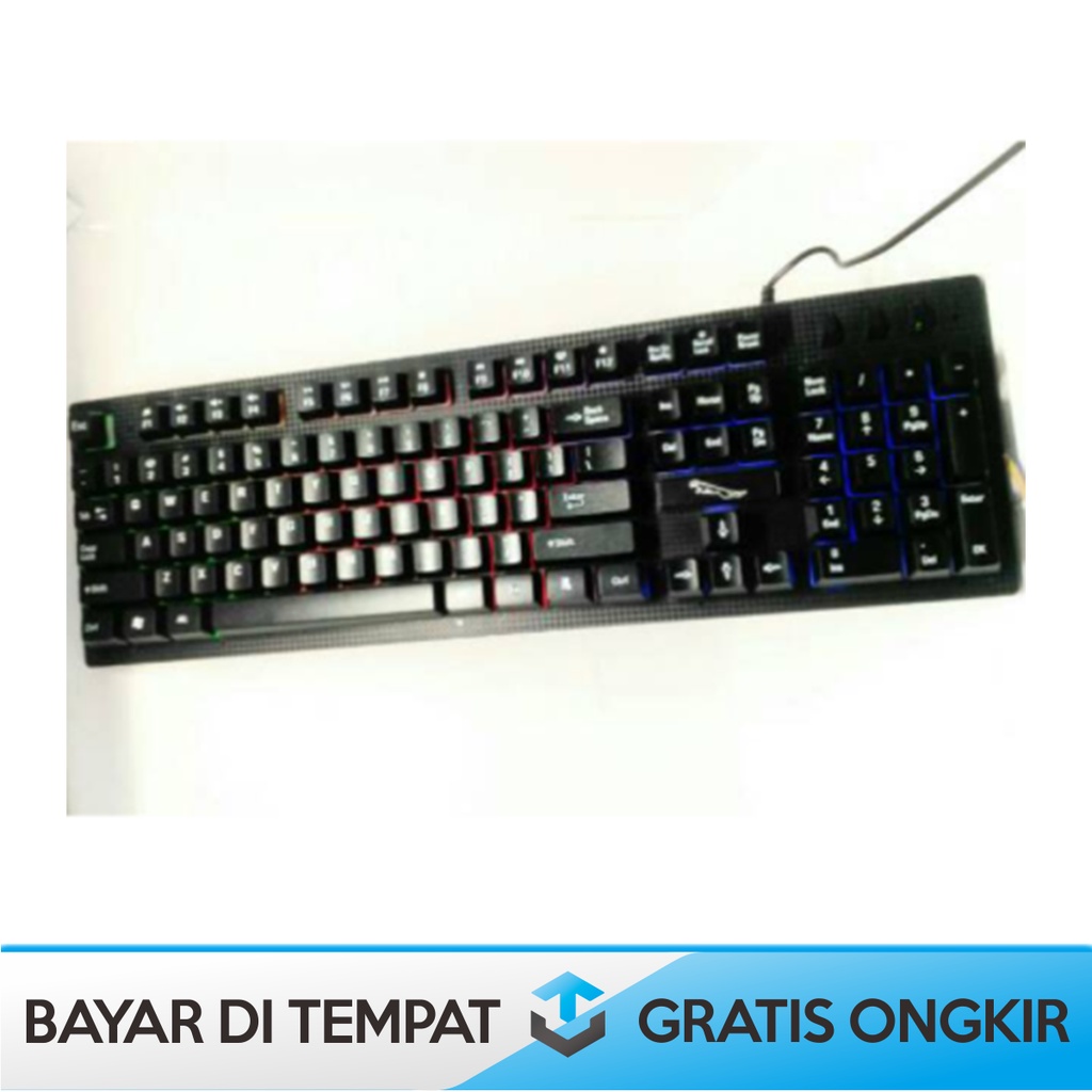 KEYBOARD GAMING MECHANICAL 60% HP RGB LED LEOPARD G20 ORIGINAL MURAH