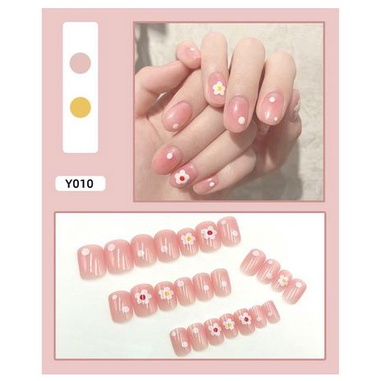 MoonLand 156 Kuku Palsu / Sticker Kuku Waterproof Tahan Air isi 24 pcs Kuku nail fake bisa cod