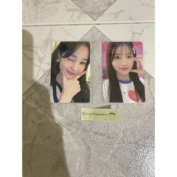 WEEEKLY Benefit Photocard Jihan Apple Music , Soojin Photocard Album