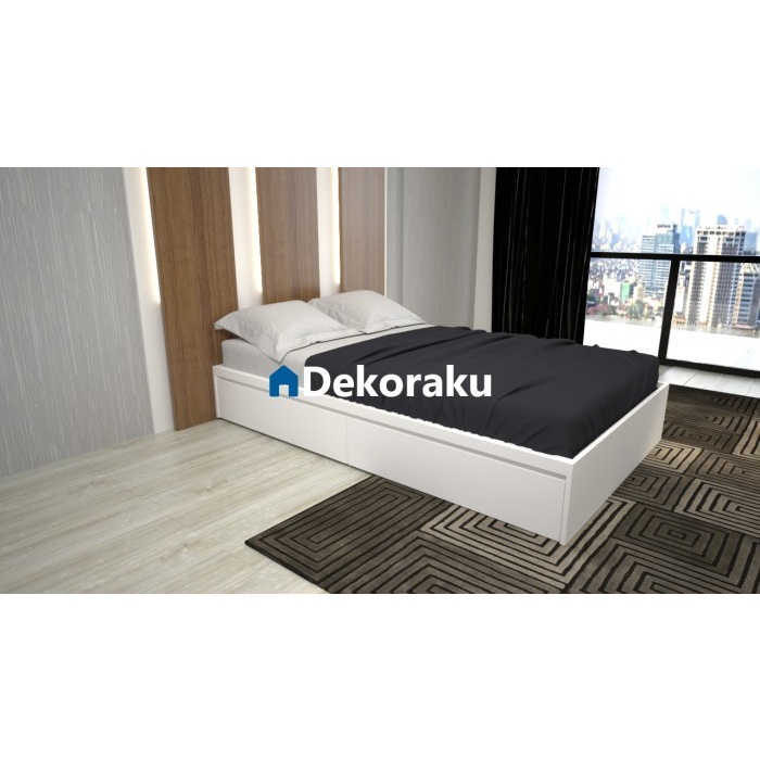 Dipan Laci / Divan Laci / Tempat Tidur Laci 180x200 Cm Plywood