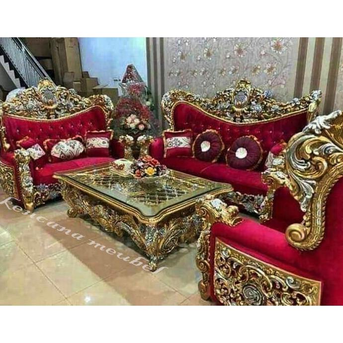 Kursi Tamu Belagio Ukir Jepara/Kursi Ruang Tamu Mewah