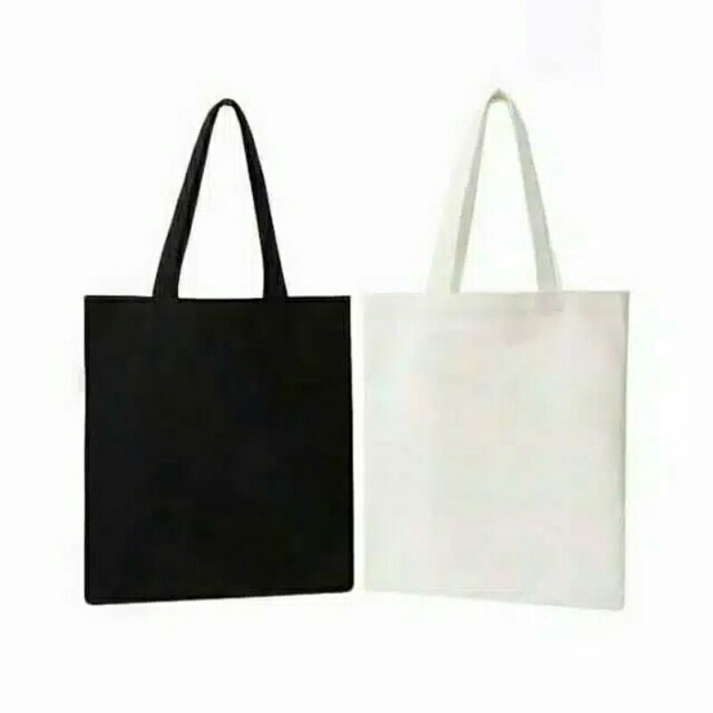 Totebag spunbond polos (Custom warna)| Ukuran 30x40