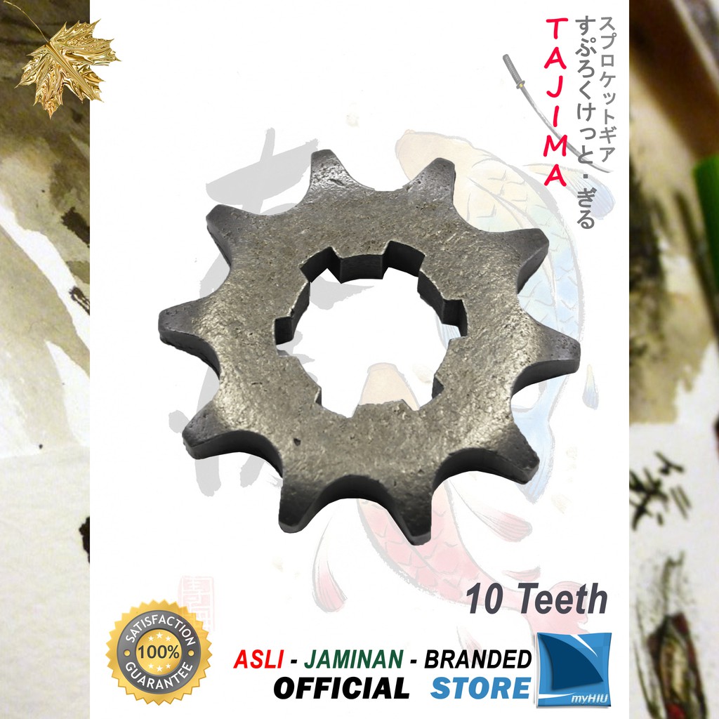 Gigi Tarik 8T ~ 16T YAMAHA RX King, RX 100, RX Spesial Gir Depan - Front Sprocket Gear TAJIMA