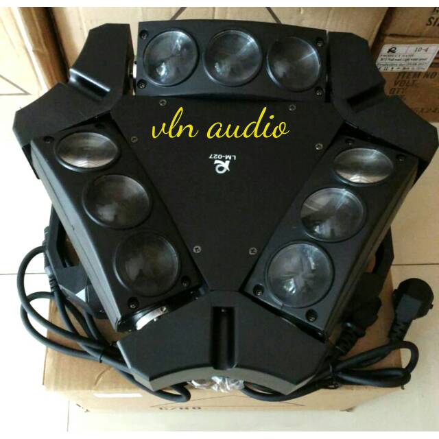 Mini beam MOVING HEAD SPIDER 9X3WATT