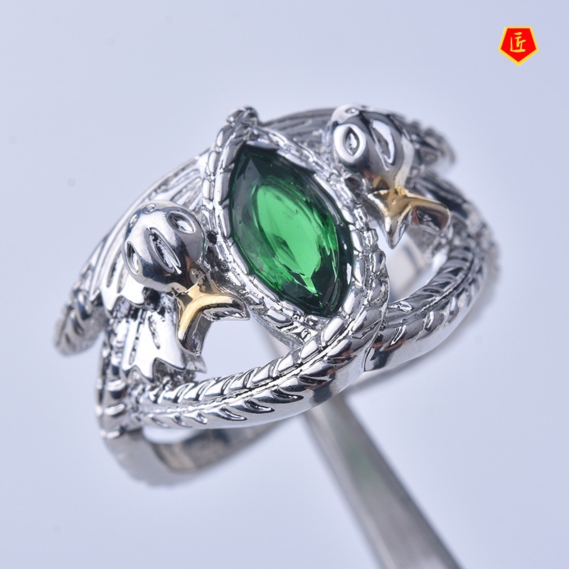 [Ready Stock]S925 Silver Magic Ring Ins Two-Color Fashion Personality