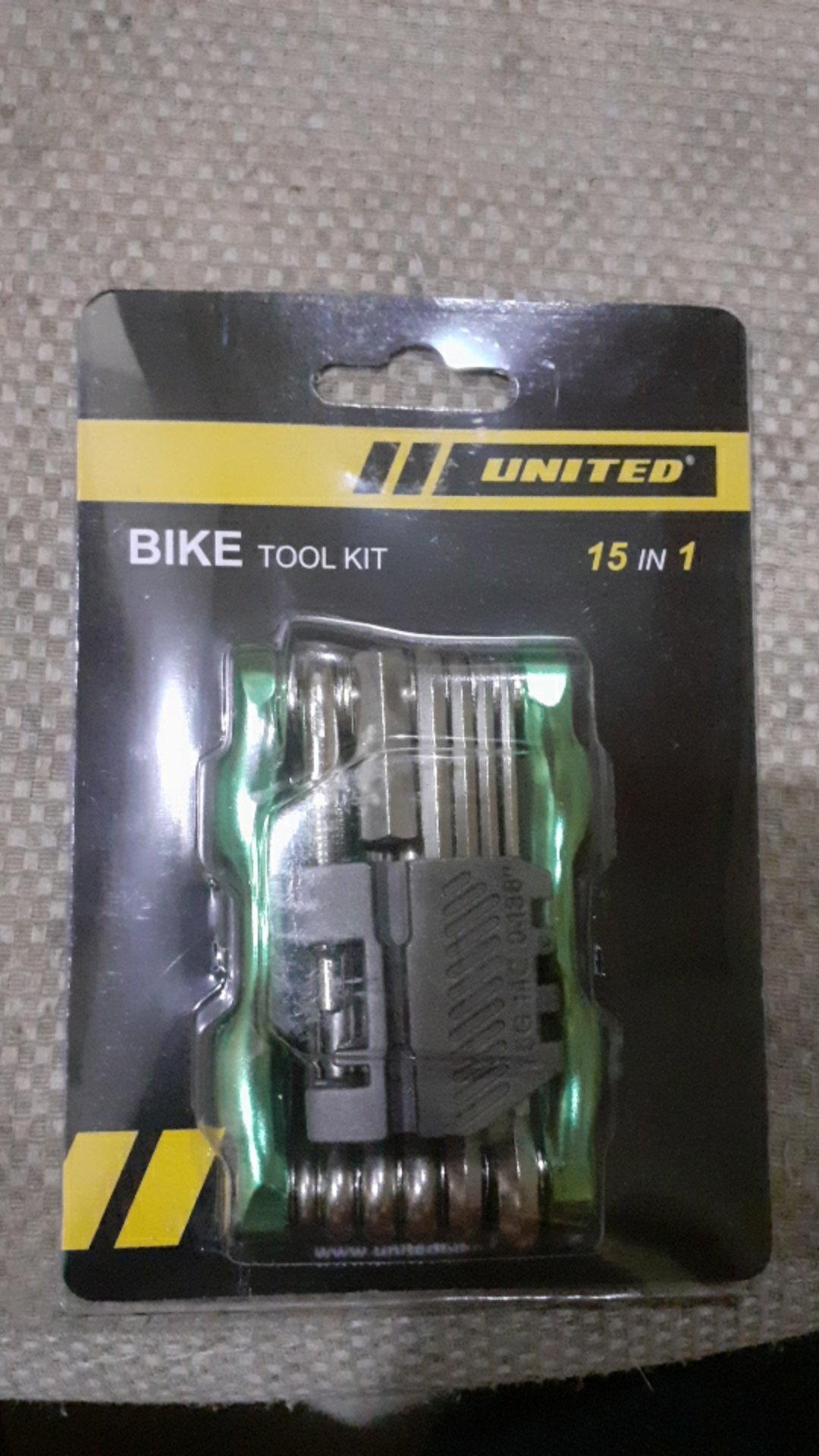 Kunci/ Tool Kit United 15 In 1 Hijau Ada Pemotong Rantainya