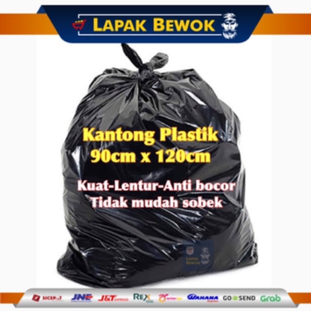 kantong plastik sampah 90x120 Hitam - Trash Bag - Plastik Sampah