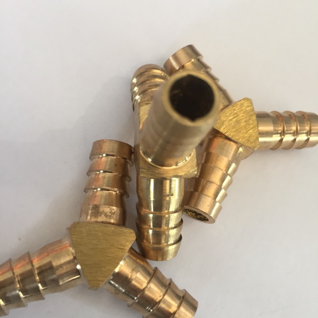 SAMBUNGAN SELANG BENTUK Y  NEPEL KUNINGAN kuningan sambung selang angin relay cabang sambungan selan