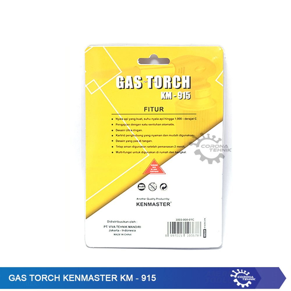 Gas Torch Kenmaster - KM-915