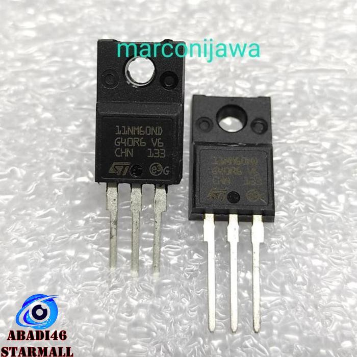 11Nm60Nd Transistor St To220 Plastic Marcojiw99 Segera Dapatkan
